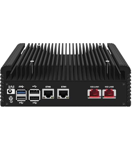 Amazon.co.jp: AIOPCWA ミニPC, 10GbE SFP+ LAN Micro Firewall